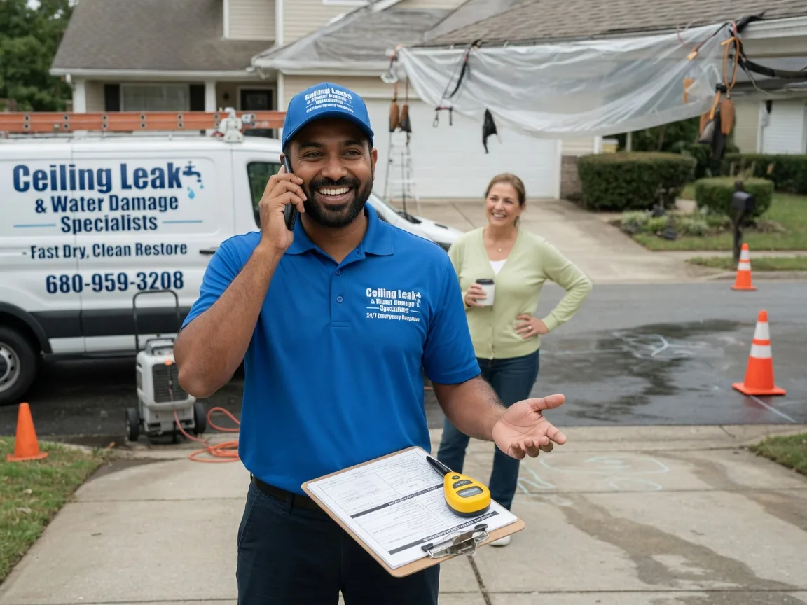 Ceiling Leak Cleanup Gate City, VA FAQs